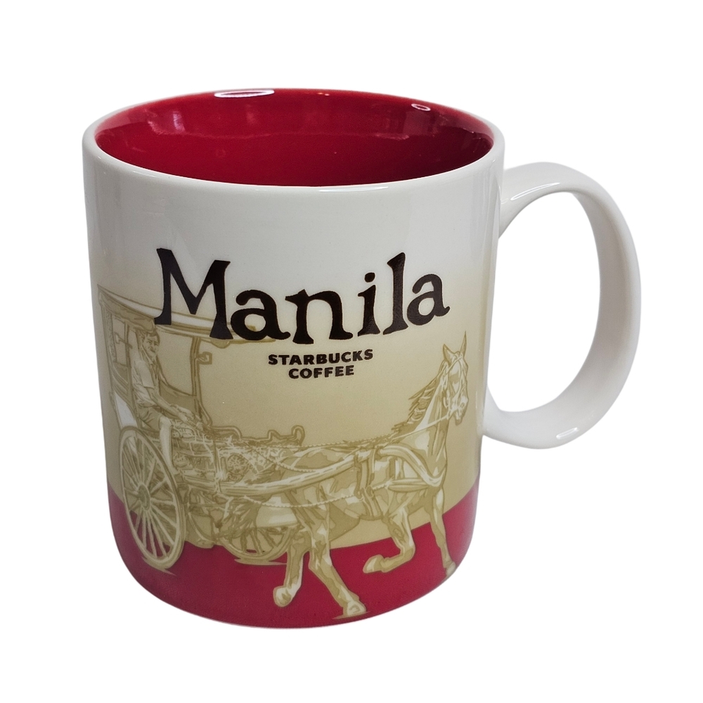 Starbucks Global Icon City Mug Manila Kalesa Maynila Philippines Coffee Cup 16oz